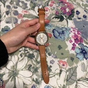 Fossil Watch with Chestnut Band